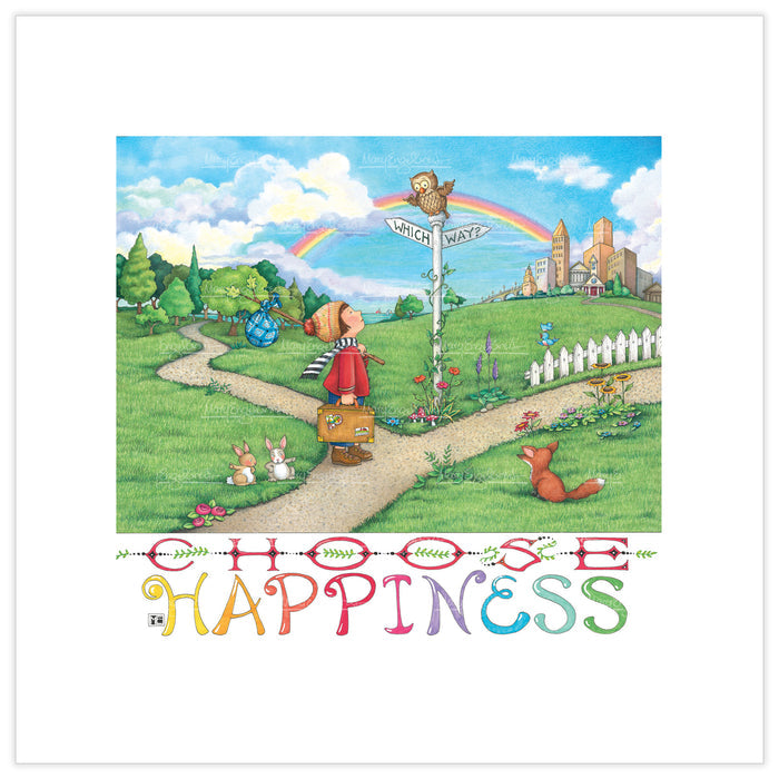 Choose Happiness Fine Art Print