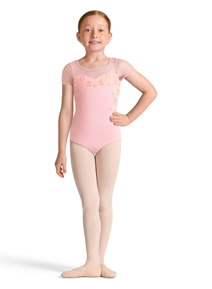 CL20009 Logan Child Cap Sleeve Leotard