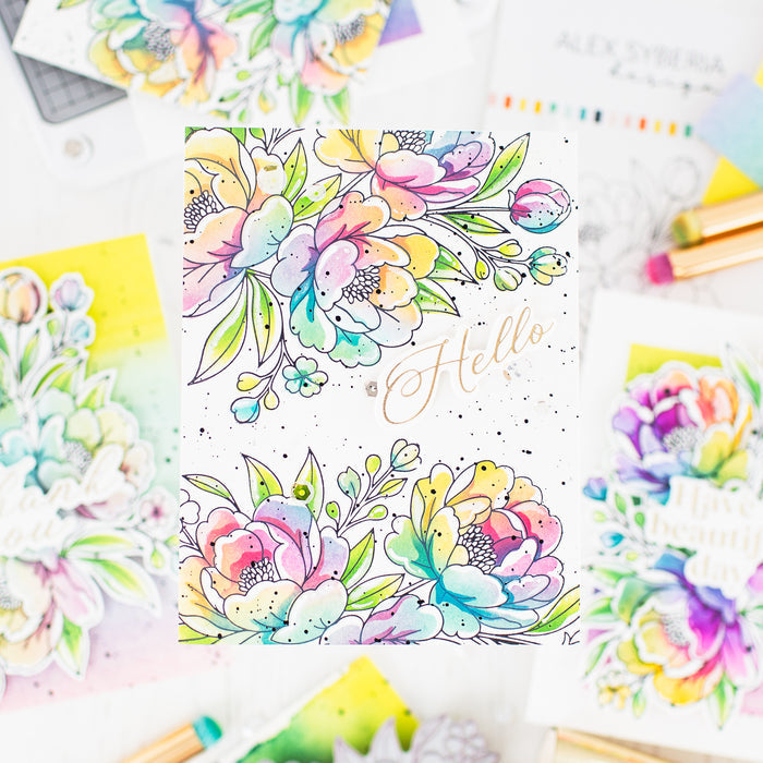Classic Sentiments Press Plate & Die Set