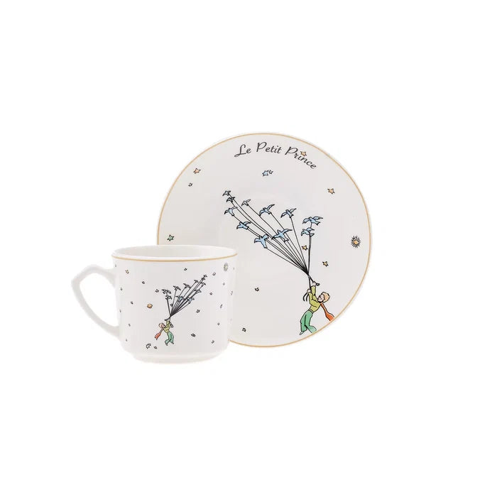 Coffret de tasses à café Karaca Le Petit Prince pour 6 personnes, 80 ml