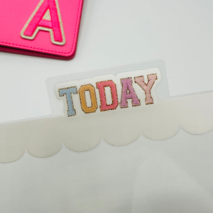 Colorful Varsity Letter Dividers - SIDE TABS