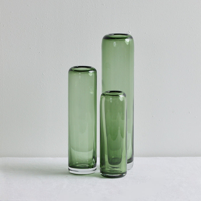 COLUMN GLASS VASE - HOME DECORATION - 03