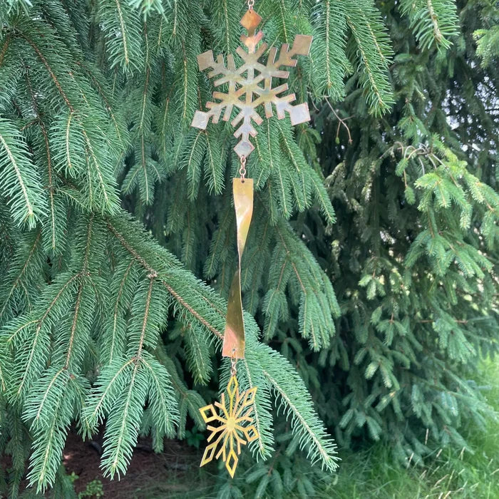 Copper Snowflake Mini Chain