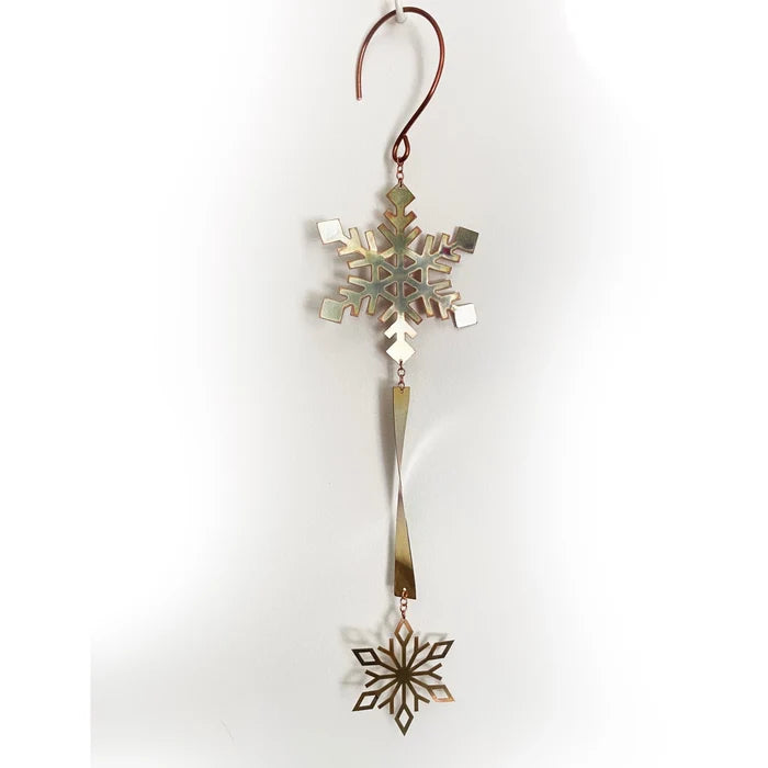 Copper Snowflake Mini Chain