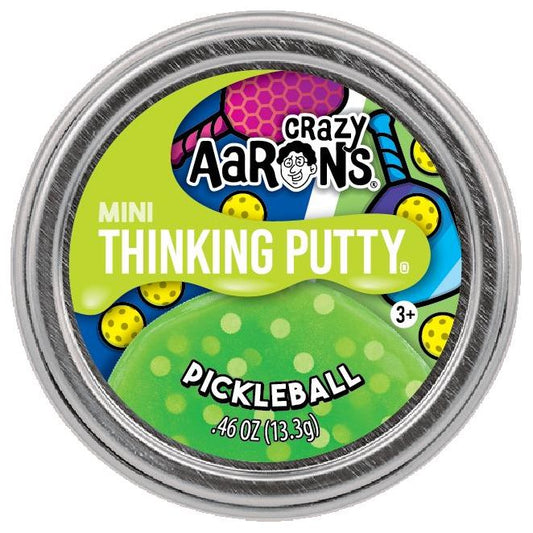 Crazy Aarons Pickleball Mini 2 Inch Thinking Putty Tin - Owl & Goose Gifts