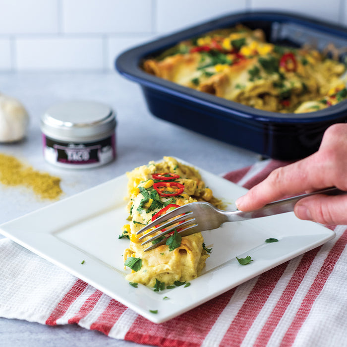 White Chicken Enchiladas