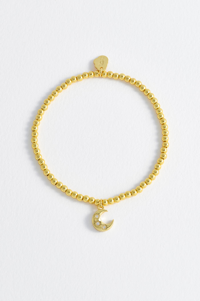 CZ Moon Bracelet