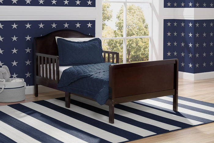 Delta Children Bennett Wood Toddler Bed Greenguard Gold Certified Dark Chocolate