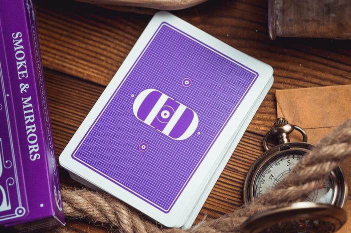 Deluxe Smoke & Mirrors V9 - Purple Playing Cards by Smoke & Mirrors Playing Cards