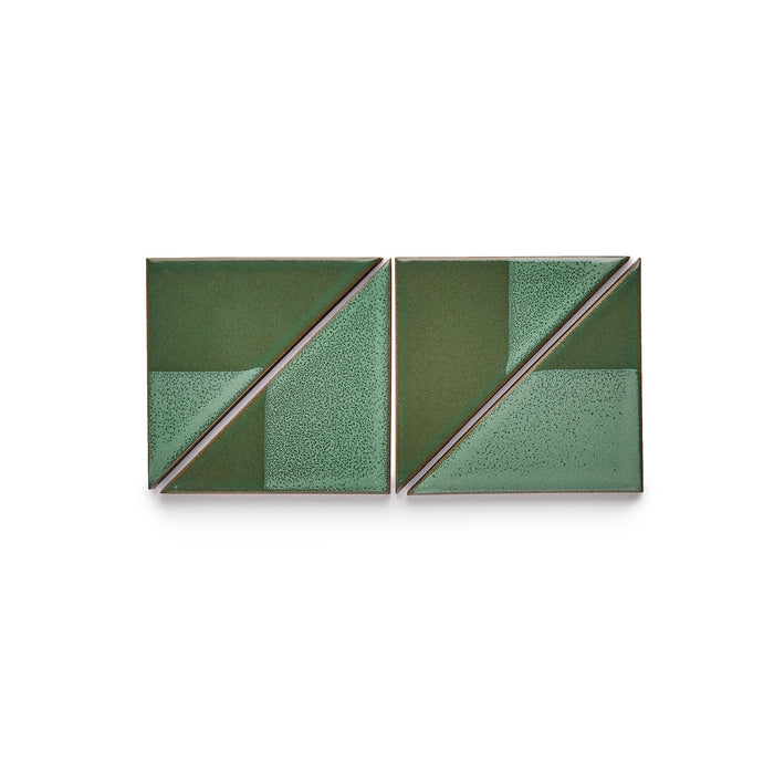 Heath Ceramics Tile Geyser Green Blend triangles
