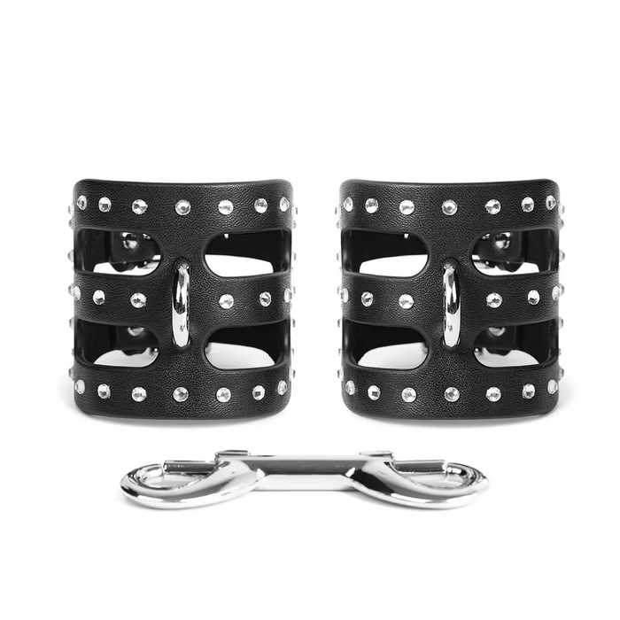Diamant Vegan Leather Handcuffs