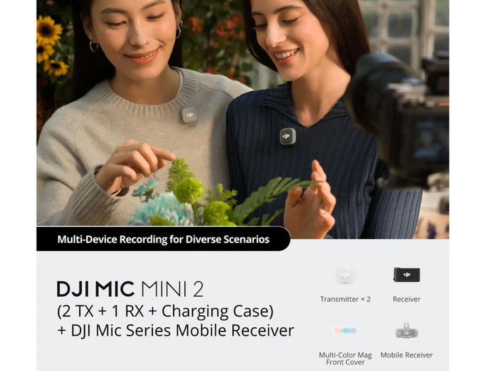 DJI Mic Mini 2 (2TX+1 Mobile RX + Case) | CP.RN.00000532.01
