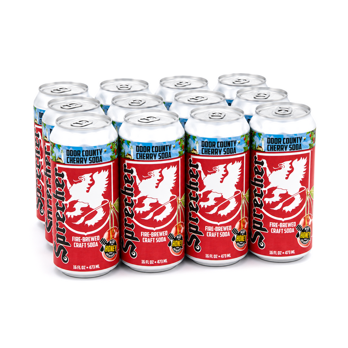 Door County Cherry Soda Cans
