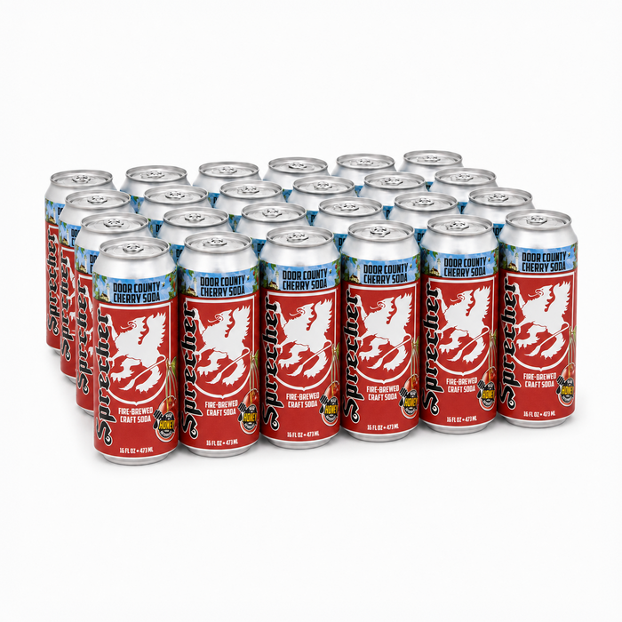 Door County Cherry Soda Cans