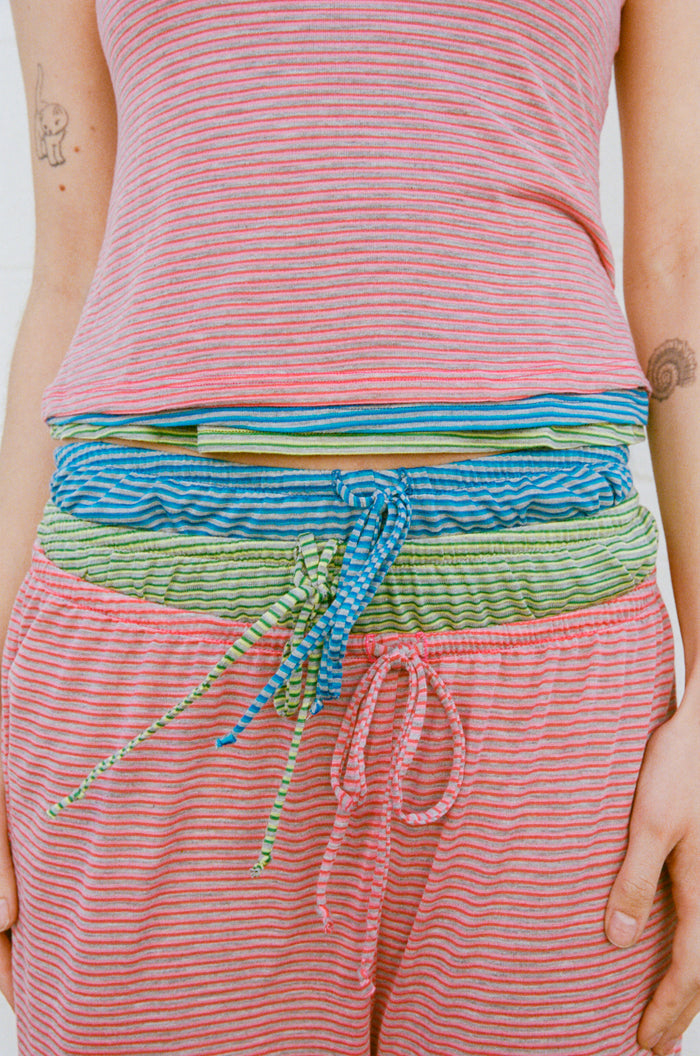 DRAWSTRING PANT IN LYCHEE