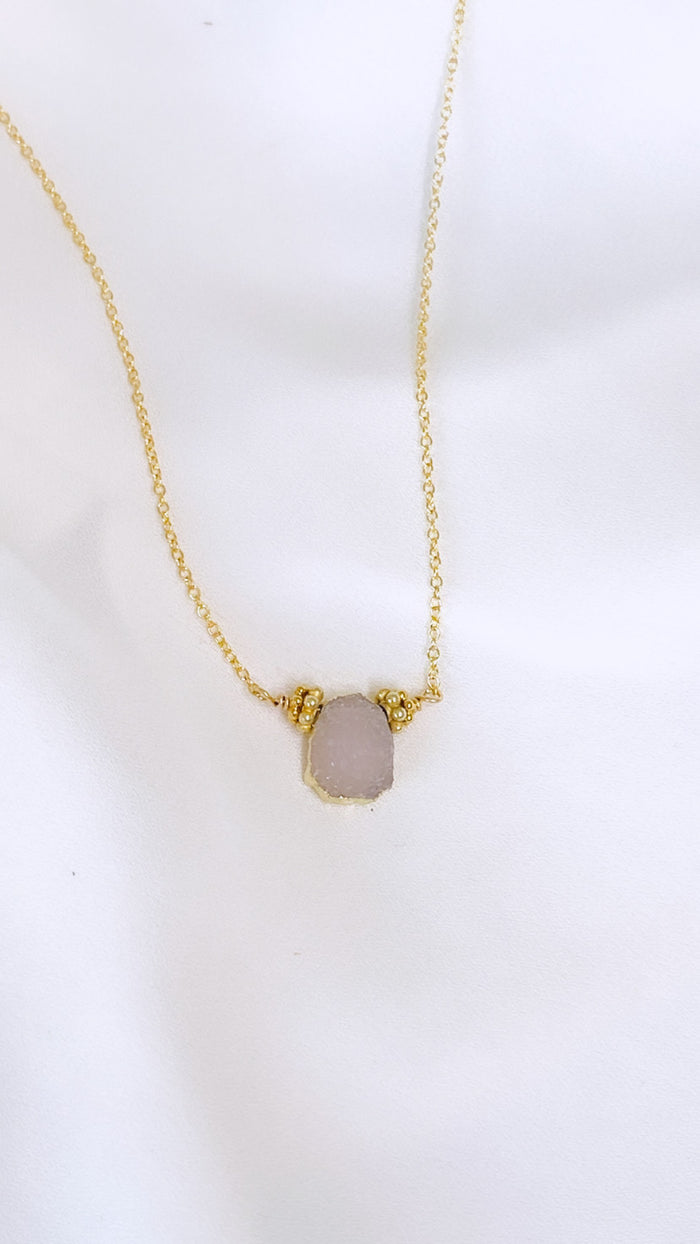 Druzy necklace