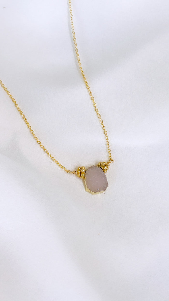 Druzy necklace