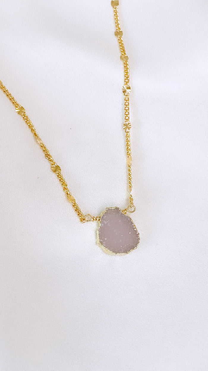 Druzy necklace