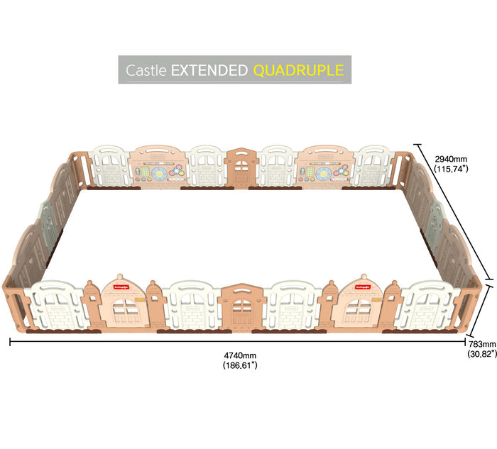 DWINGULER Castle Extension Kit XQ x4- Caramel