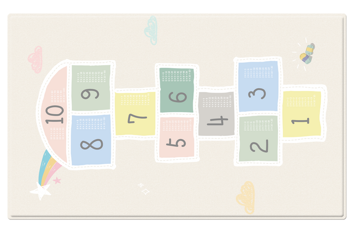 DWINGULER Playmat-Hopscotch