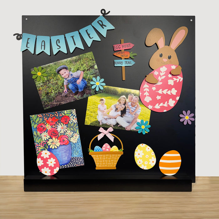 Easter Wreath Kit Magnets S/4