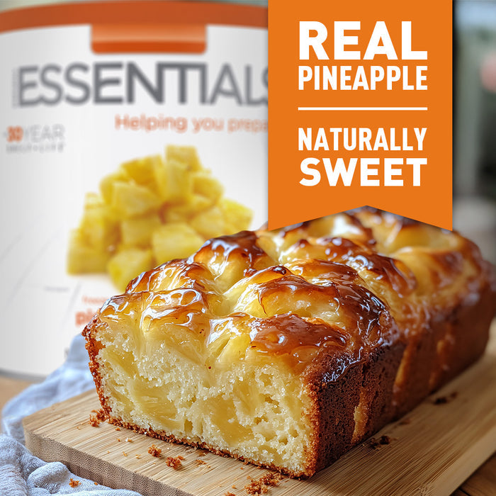 Emergency Essentials® Freeze-Dried Pineapple Dices Large  #10 Can