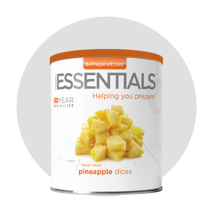 Single Pack of Freeze-Dried Pineapple Dices