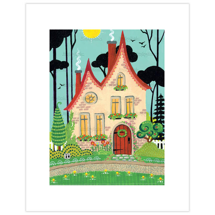 Enchanted Cottage Fine Art Print