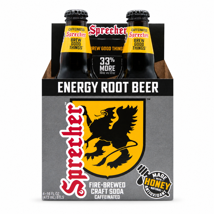 Energy Root Beer Soda