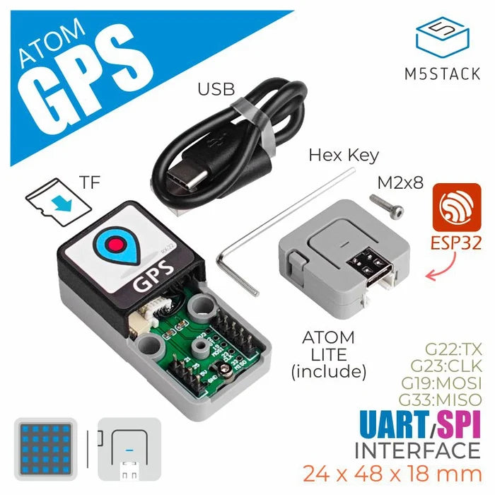 ATOM GPS Development Kit (M8030-KT) - m5stack-store