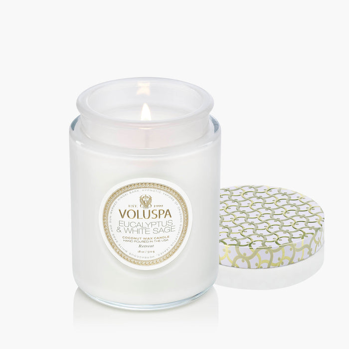 Eucalyptus & White Sage - Large Jar Candle