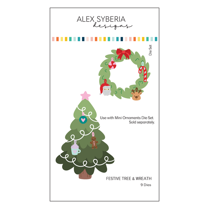 Festive Tree & Wreath Die Set
