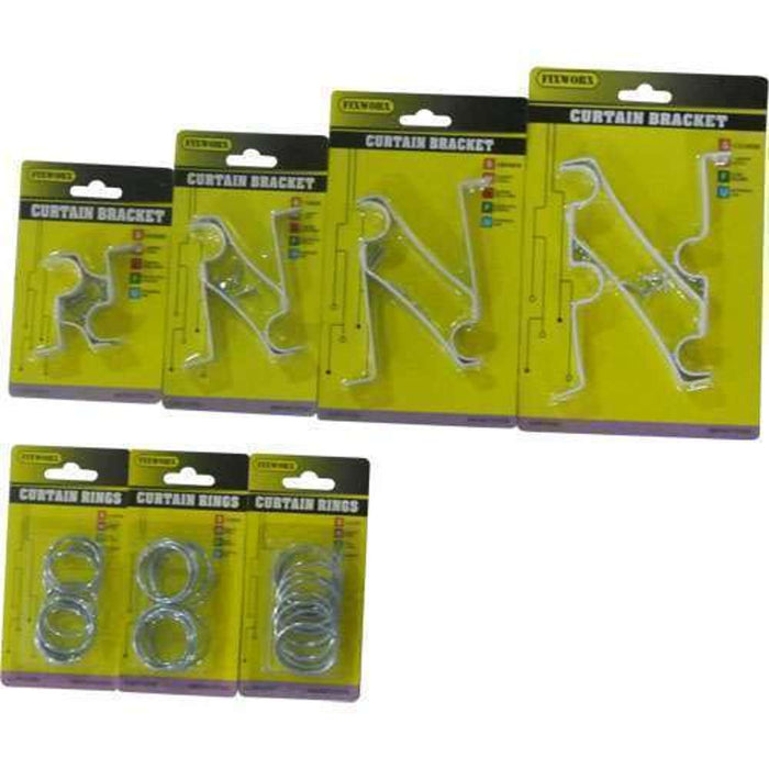 Fixworx Curtain Ring 29mm ZP 10pc