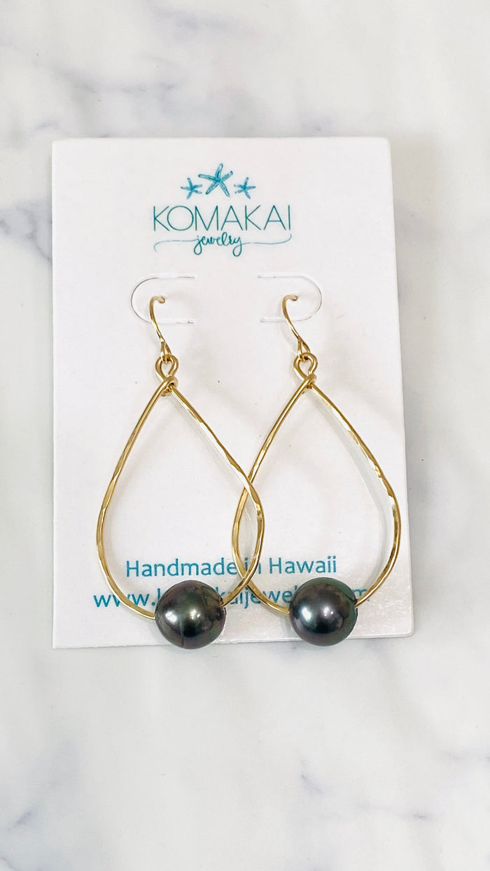 Floating Teardrop earrings