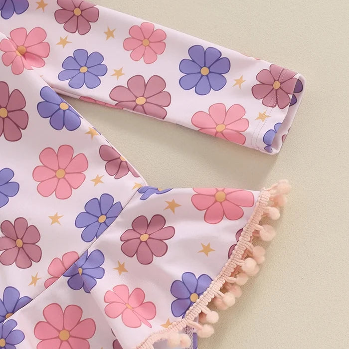 FLOWER POWER Tassel Swimsuit