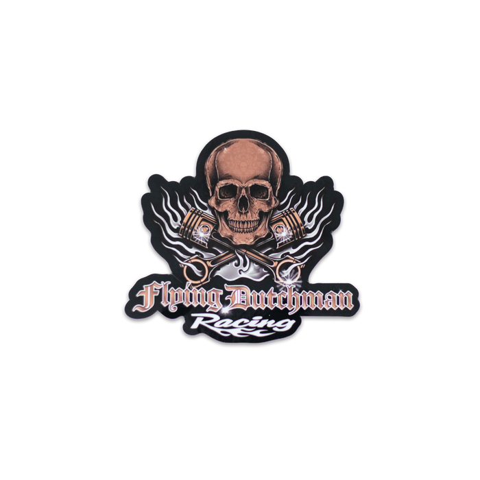Flying Dutchman Racing Skull Sticker