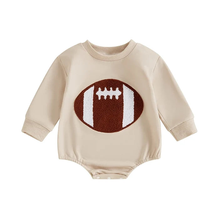 FOOTBALL Long-Sleeve Onesie