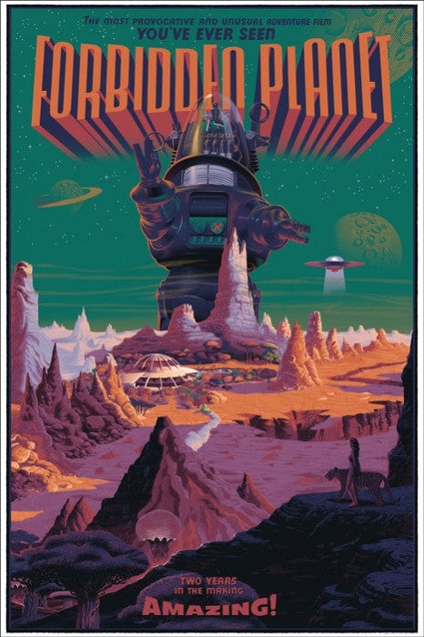 Forbidden Planet Durieux Laurent Durieux poster
