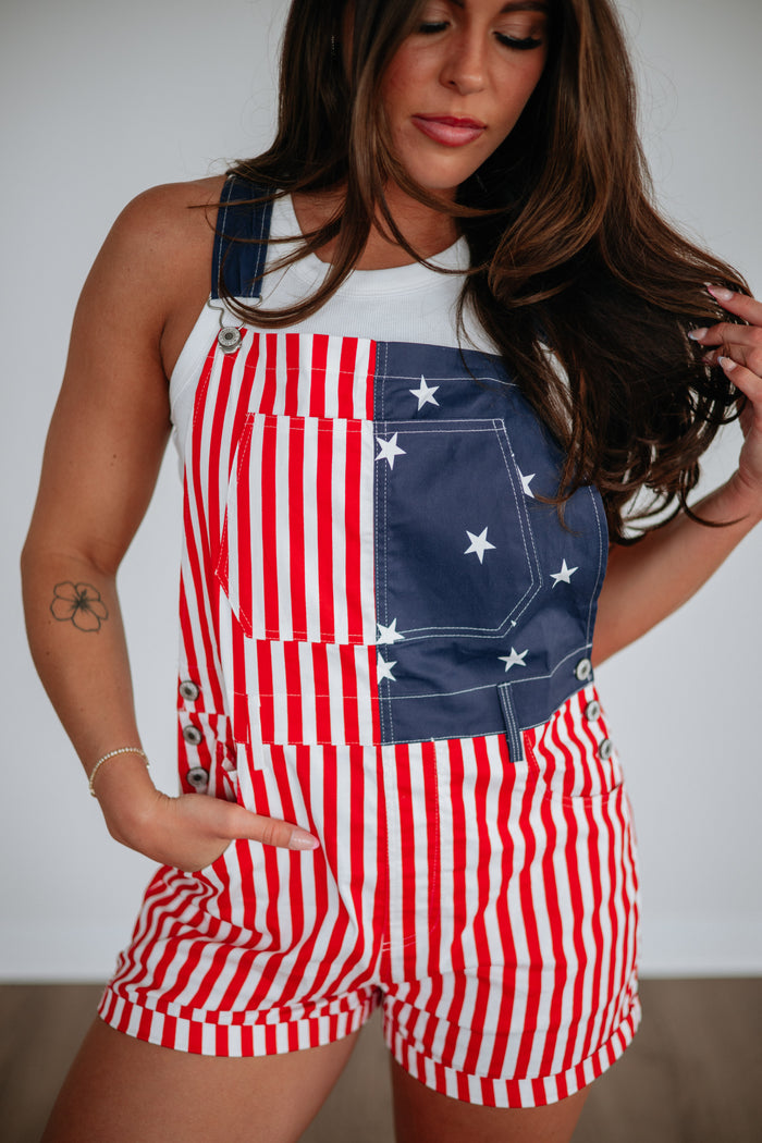 Freedom & Grace Short Overalls