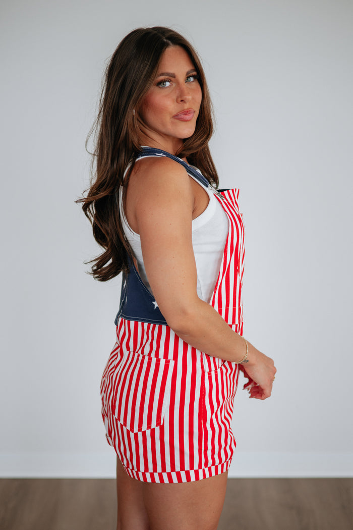 Freedom & Grace Short Overalls