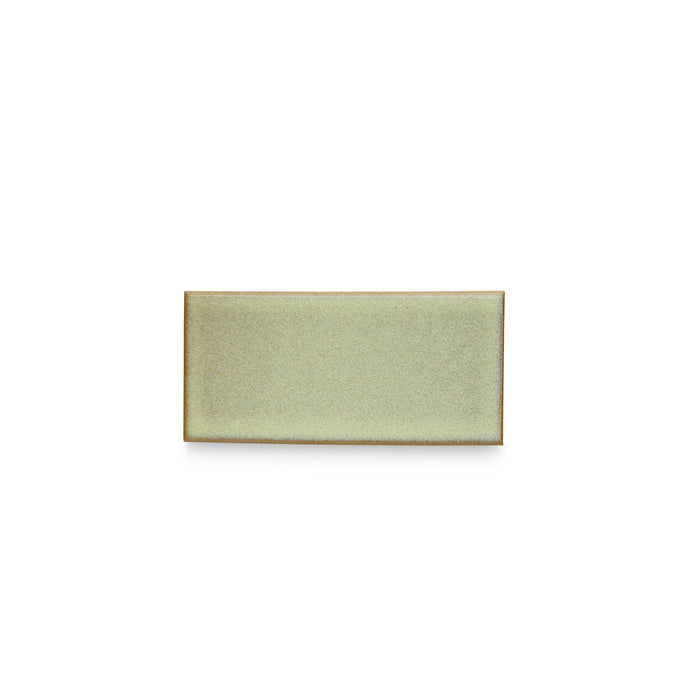 1 Heath Ceramics ceramic tile glazed in Lemon Ice