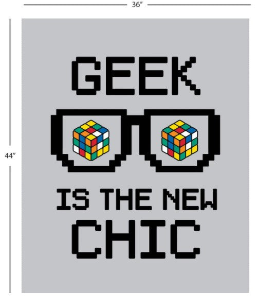 Geek is the new Chic Fabric Panel, Camelot