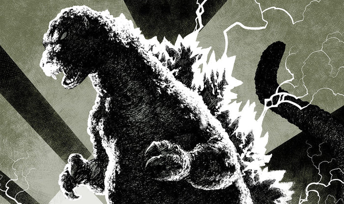 Godzilla Screenprinted Poster