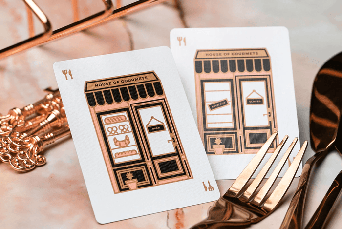 Gourmet Playing Cards Playing Cards by Riffle Shuffle Playing Card Company