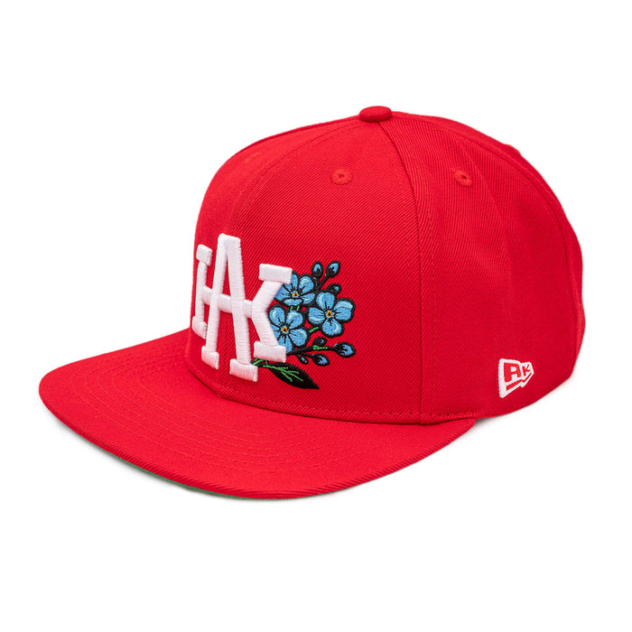 Greater Northwest AK Monogram Red Snapback Hat