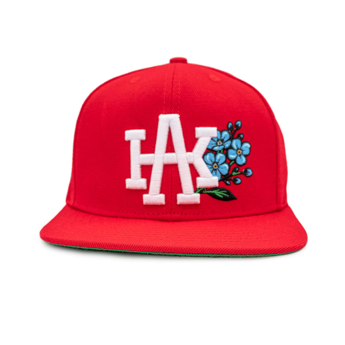 Greater Northwest AK Monogram Red Snapback Hat