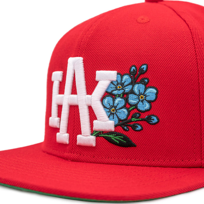 Greater Northwest AK Monogram Red Snapback Hat