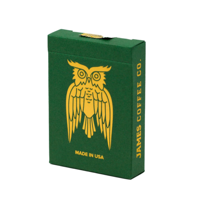 Green James Coffee Playing Cards Playing Cards by James Coffee