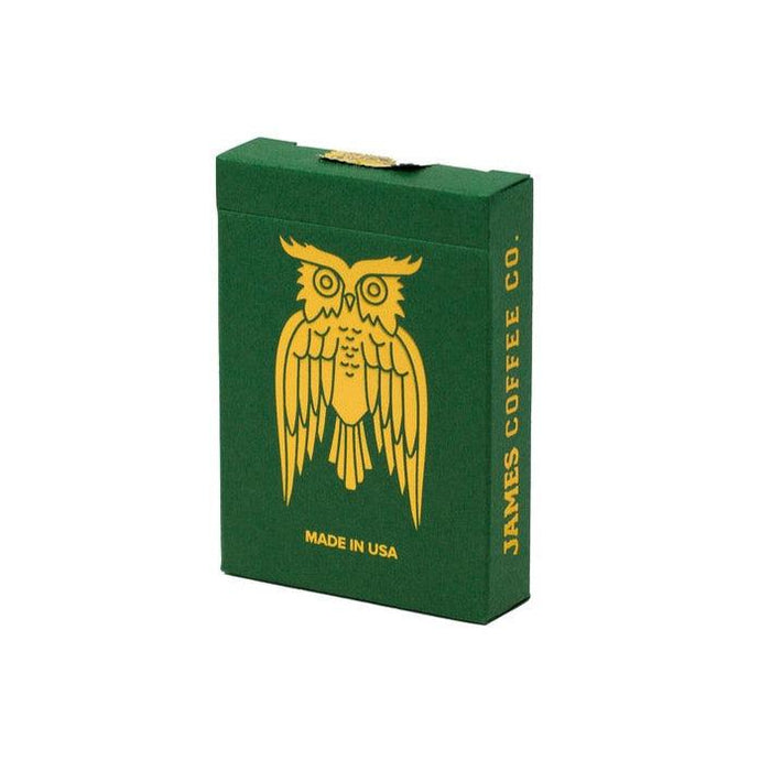 Green James Coffee Playing Cards Playing Cards by James Coffee