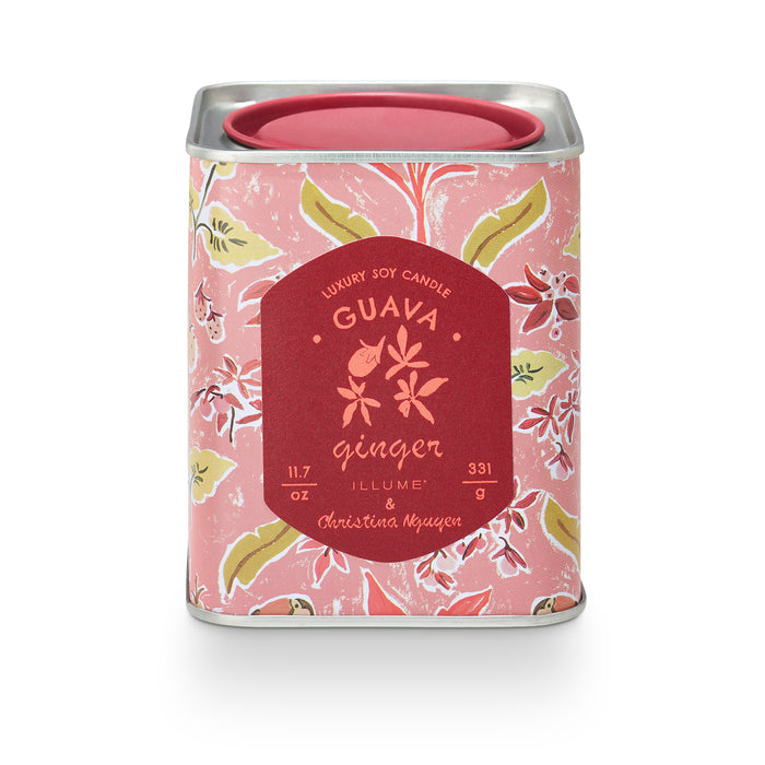Guava Ginger Printed Tin Candle